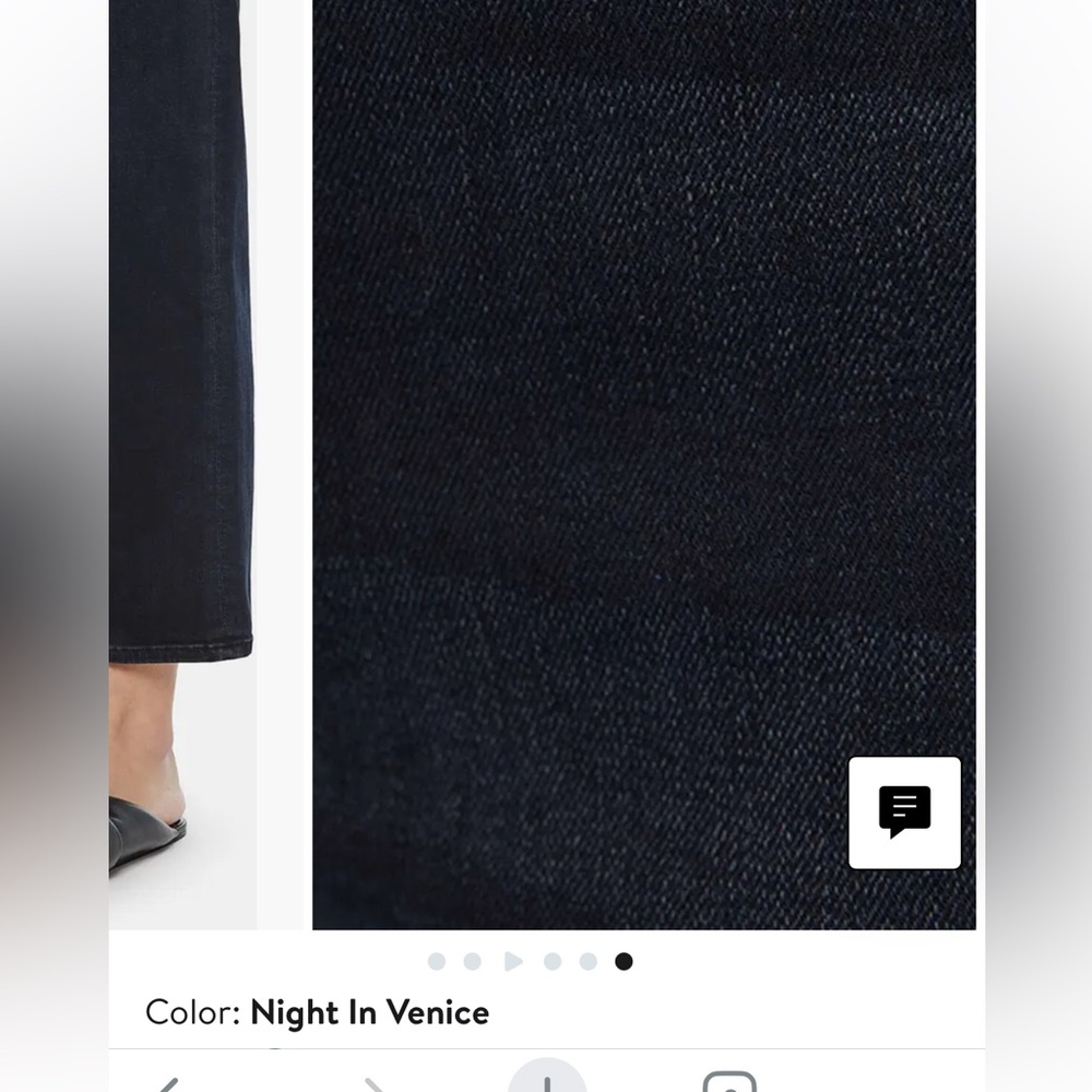 MOTHER The Rambler Ankle Straight Leg Jeans in Night in Venice Size 25 - Picture 4 of 16